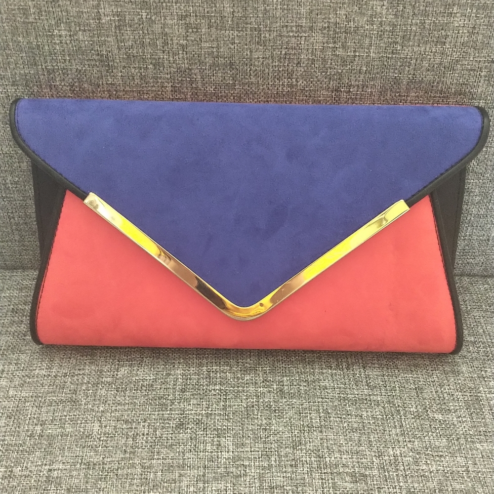 Aldo Colour Block Envelope Purse